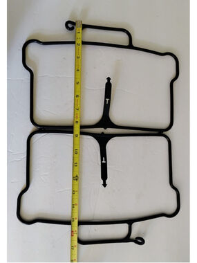 Vintage Black TUPPERWARE Carrying Handle CARIOLIER Cake Taker #425-8 425-7